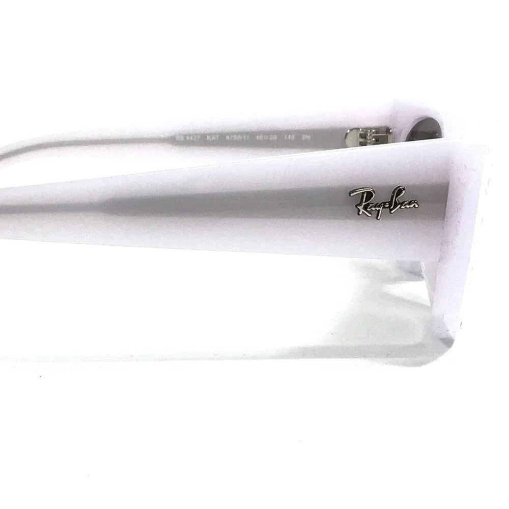 Ray-Ban Sunglasses RB4427 KAT 6759/11 White Snow Frames w/ Gray Gradient Lenses